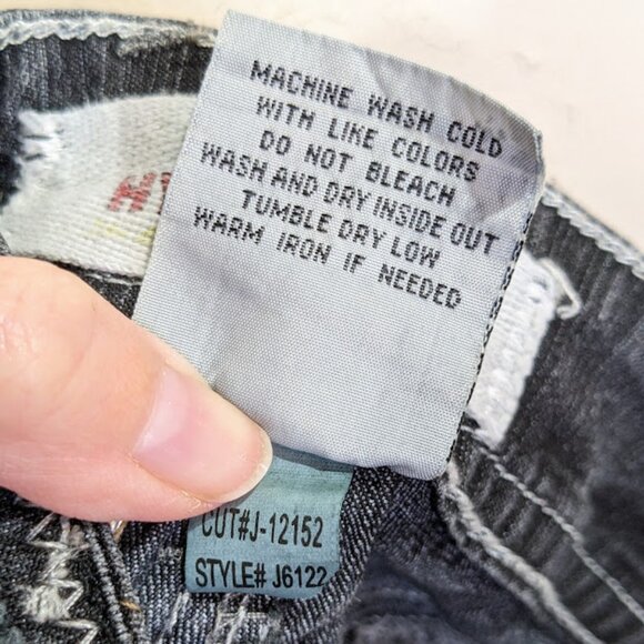 Hydraulic Jeans Womens 7 Low Rise Embellished Pocket y2k Skinny Jeans - Picture 9 of 9